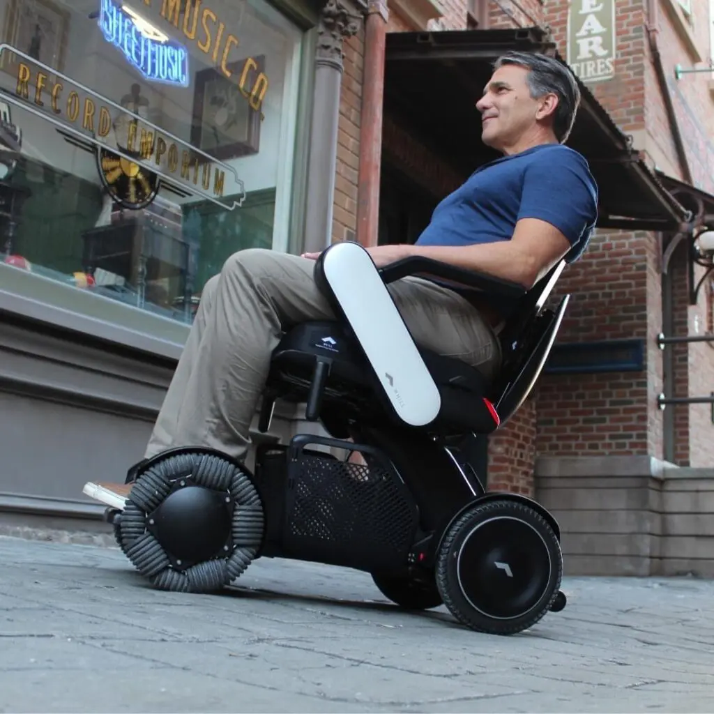Gentleman In New Tech Mobility Device