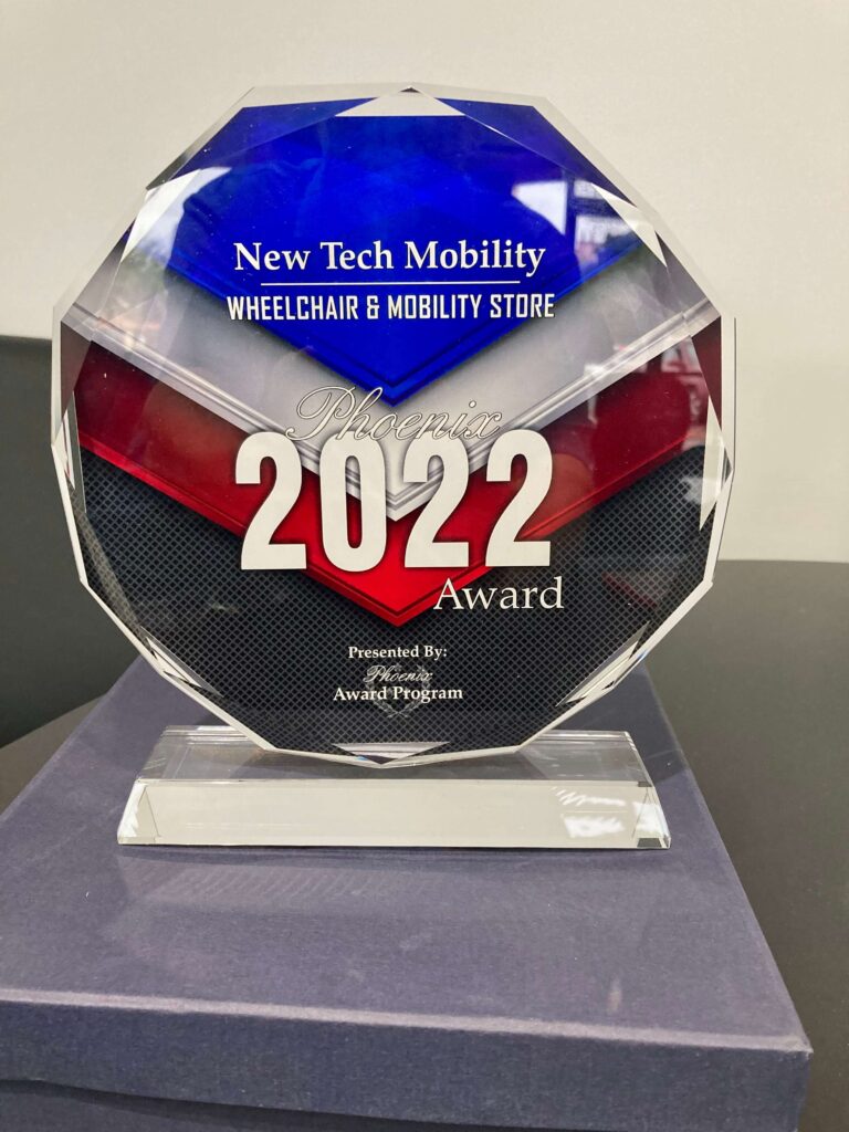 An award given on 2022 on a table