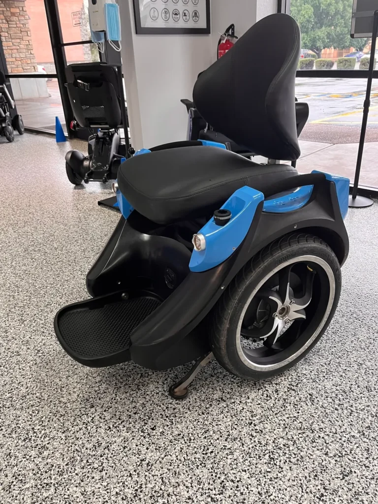 WHILL Mobility Device in blue color