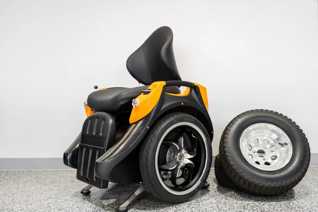 WHILL Mobility Device with yellow body